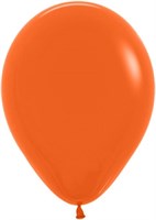 Шар (12''/30 см) Оранжевый (061), пастель, 12 шт. 231334