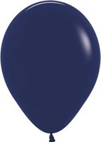 Шар (12''/30 см) Темно-синий, пастель 255361