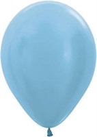 Шар (12''/30 см) Карибская синева, перламутр 237343