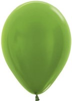 Шар (12''/30 см) Лайм, металлик 238425