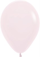 Шар (12''/30 см) Макарунс, Нежно-розовый, пастель 155623