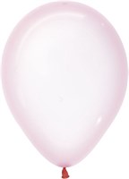 Шар (12''/30 см) Макарунс, Хрустально-розовый, кристалл 163956