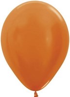 Шар (12''/30 см) Оранжевый, металлик 238869