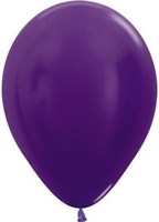 Шар (12''/30 см) Фиолетовый, металлик 238760